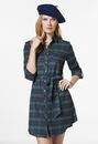 Flannel Plaid Shirt Dress
