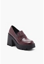 Cher Heeled Lug Sole Loafer