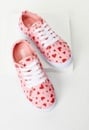 Mini Heart Lace Up Sneaker