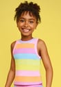 High Neck Stripe Tank