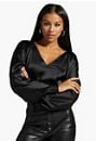 Charmeuse Volume Sleeve Blouse