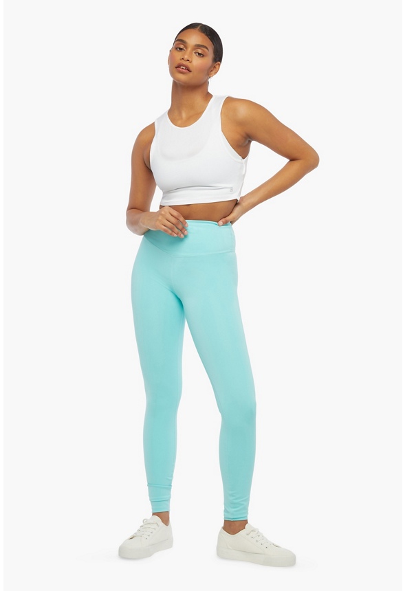 High-Waisted Shape And Sculpt Active Leggings Clothing in Black - Get great  deals at JustFab