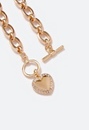 Cecilia Puff Heart Chain Bracelet