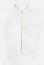 Iris Fine Body Chain With Crystal Stones