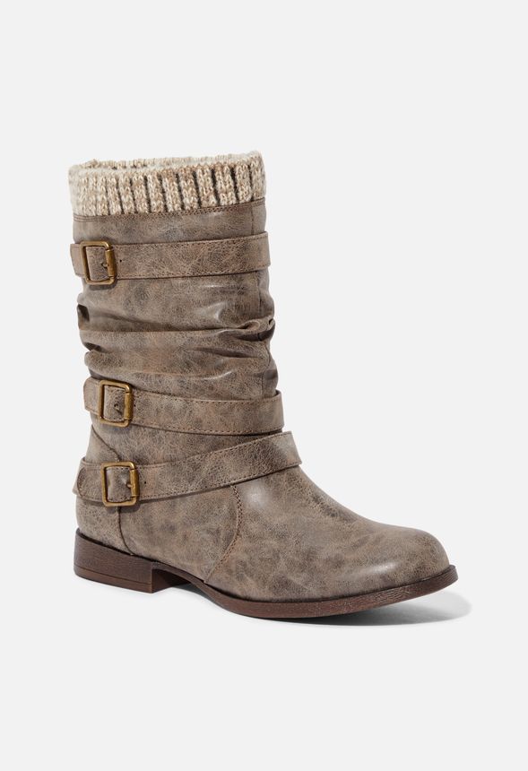 Justfab deals sweater boots