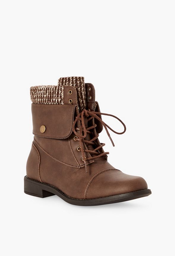 Justfab sweater shop cuff boots