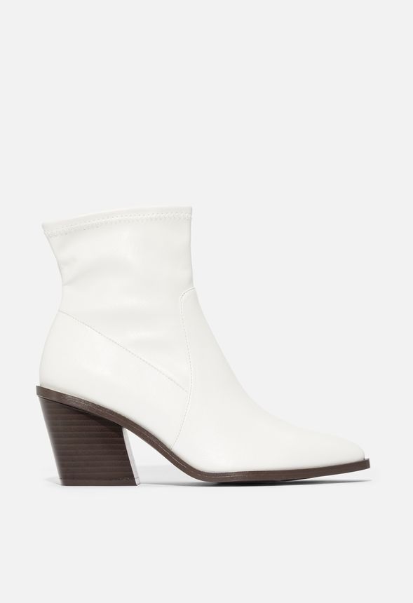 Justfab 2025 white booties