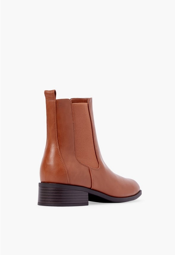 Justfab chelsea clearance boots