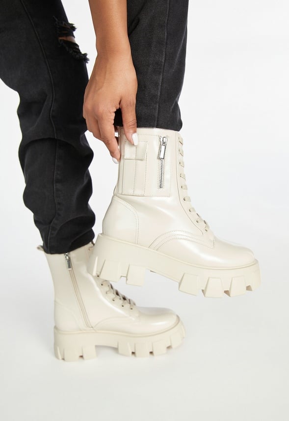 Justfab shop combat boots