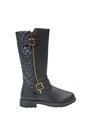 Quilted Tall Moto Boot