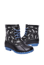 Dino Skeleton Lace Up Duck Boot