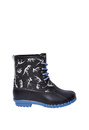 Dino Skeleton Lace Up Duck Boot