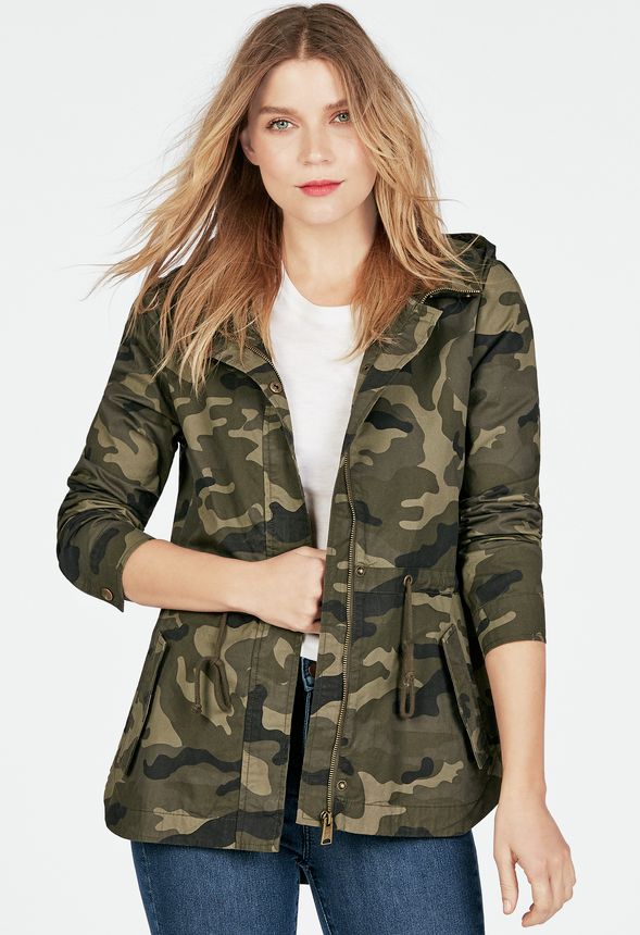 Justfab deals camo jacket