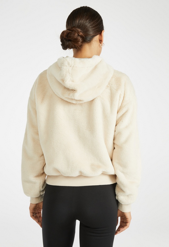 Topshop 2024 fur hoodie