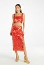 Party Sequin Top and Skirt Set
