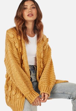 Chunky mustard shop cardigan