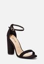 Elena Heeled Sandal in Black - Get great deals at JustFab