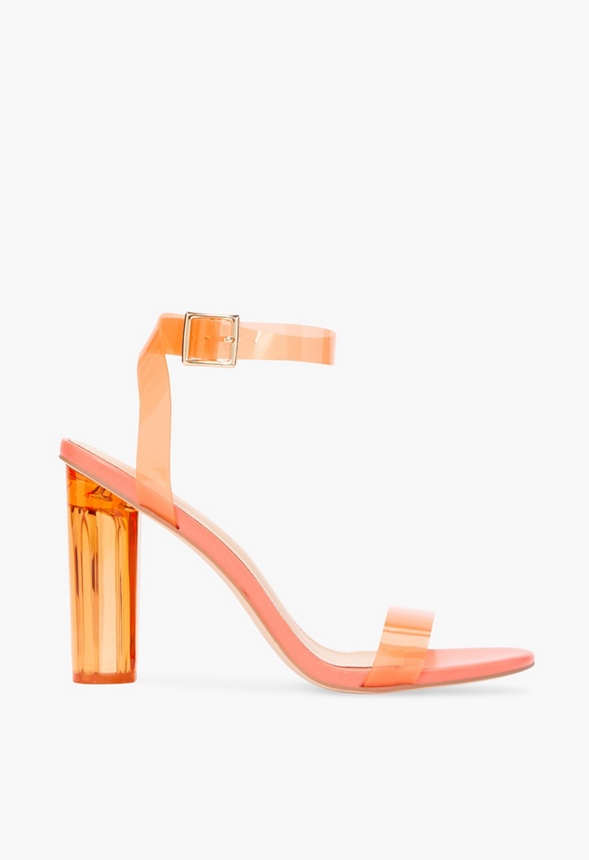 Hanna Transparent Heeled Sandal