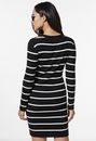 Stripe Ribbed Sweater Dress