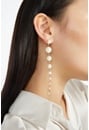 Ada Graduating Glass Pearl Drop Earrings