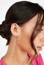 Malia Linked Crystal Strand Earrings