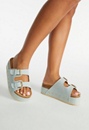 Abbie Platform Slide Sandal