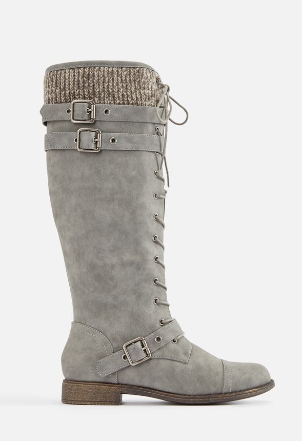 Justfab lace shop up boots