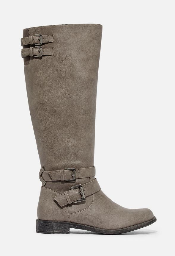 Justfab grey outlet boots