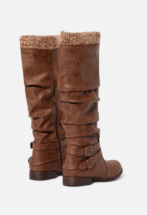 Justfab sweater cuff outlet boots