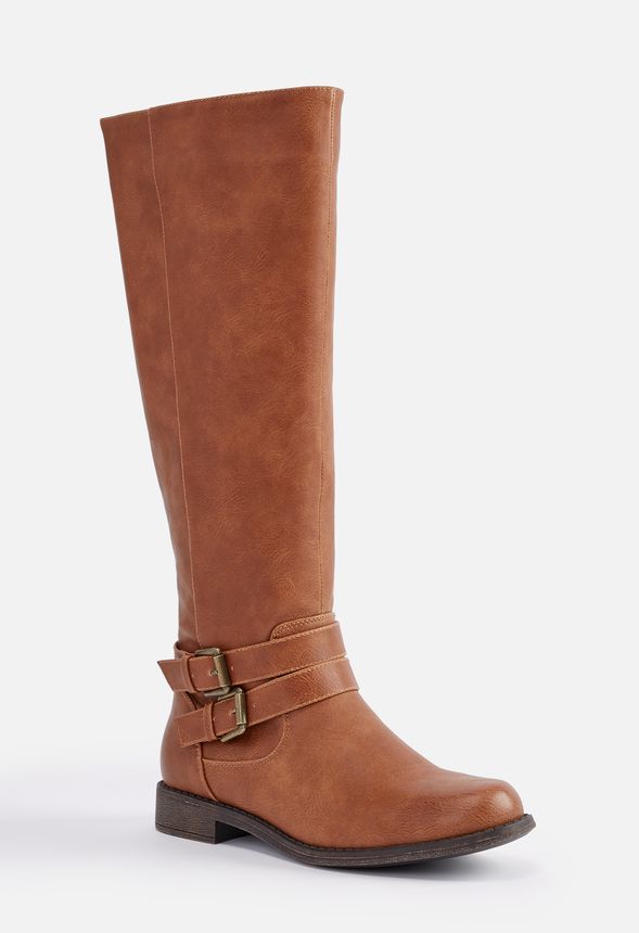 Justfab flat cheap boots