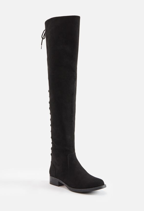 Arnella corset back on sale thigh high boot