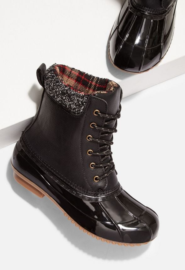 Duck deals boots justfab