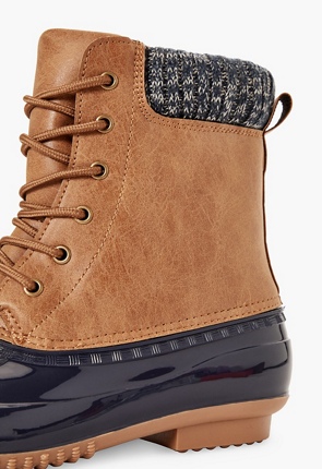 Duck boots justfab on sale