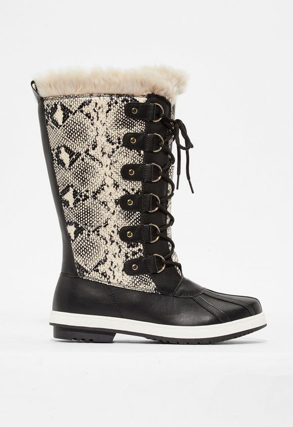 Marley quilted faux hot sale fur snow boot