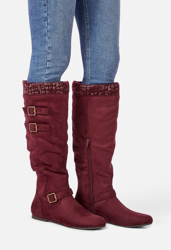 Justfab sweater boots shops