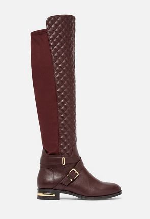 Annabeth quilted sale flat boot