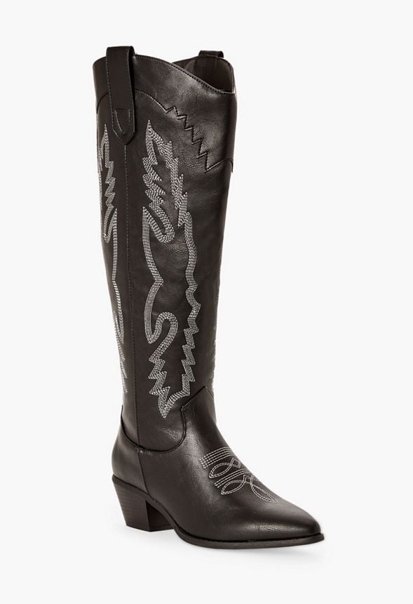 Justfab cowgirl clearance boots