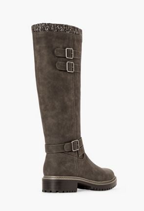 Justfab wide fashion width boots