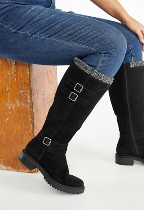 Noel Buckle Detailed Tall Boot