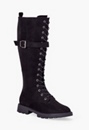 Demi Lace-Up Tall Lug Sole Boot