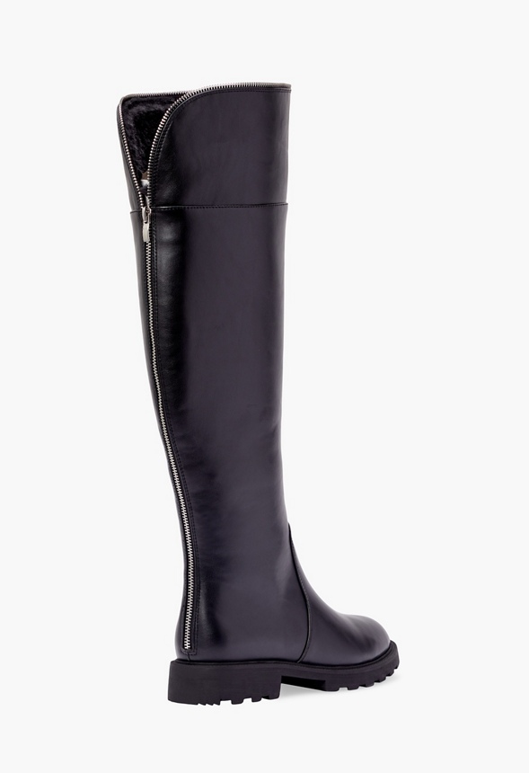 Justfab boots with clearance fur