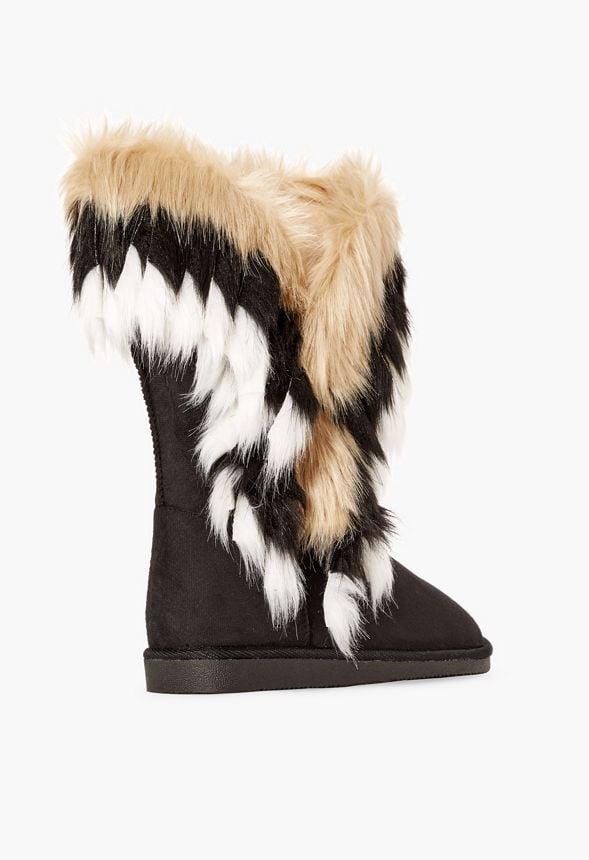 Justfab fuzzy clearance boots