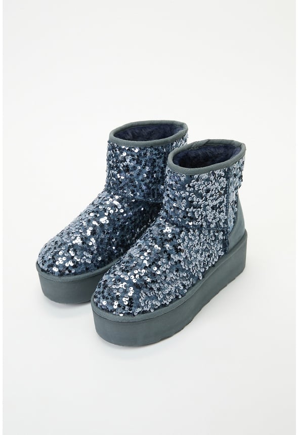 Justfab glitter outlet boots