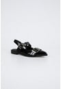 Delilah Double-Buckled Ballet Flat