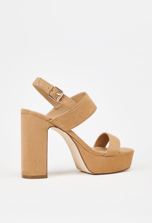 Justfab platform fashion heels