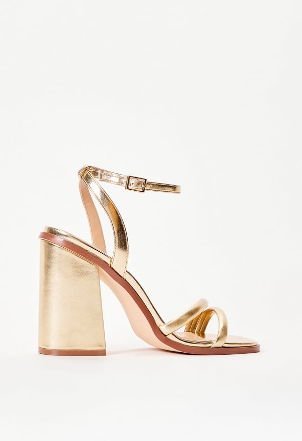 Justfab rose gold heels online