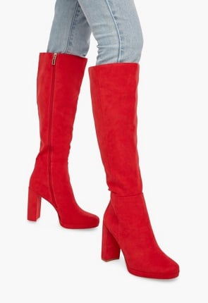 Justfab high clearance heel boots