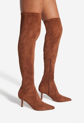 Justfab thigh high on sale boots