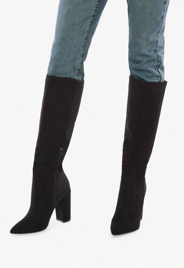 Justfab high 2024 heel boots