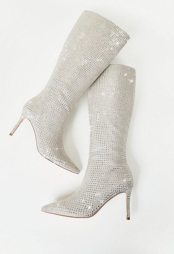 Justfab shop glitter boots